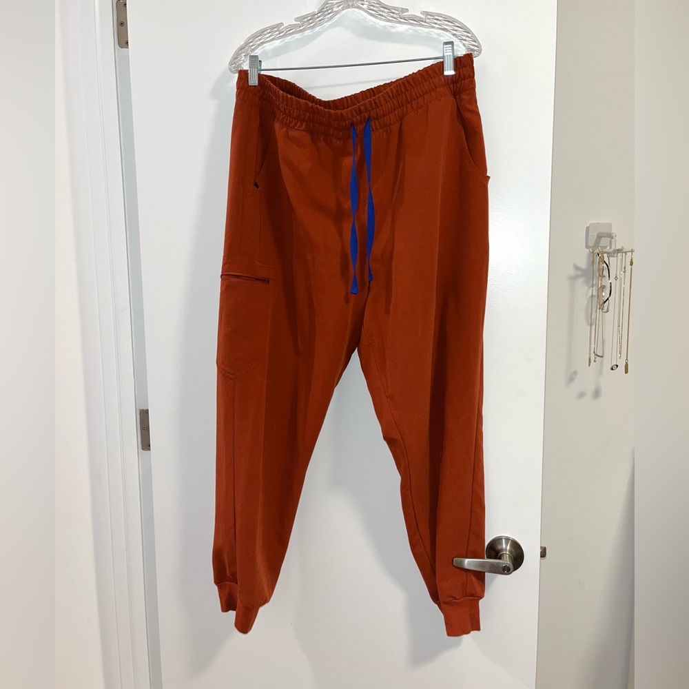 FIGS - AUBURN - Zamora High Waisted - Petite Jogger Scrub Pants - XL Petite